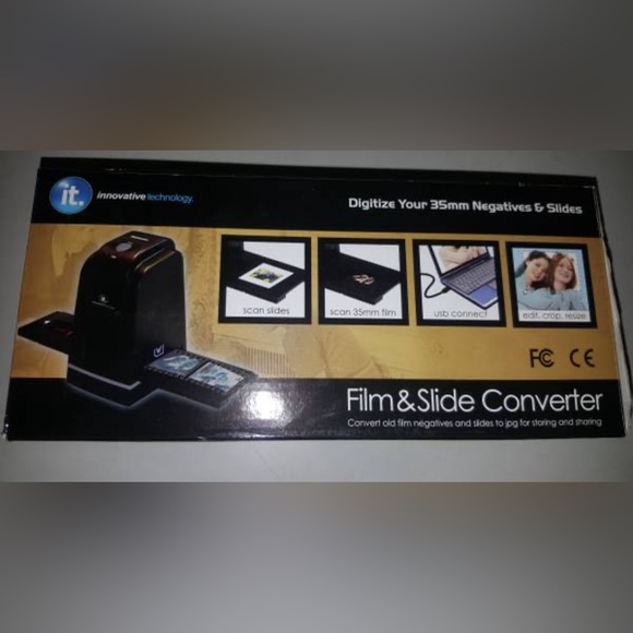 New In Open Box ITNS-300 Film & Slide Converter / Scanner  *Not Mac Compatible* - Picture 2 of 2